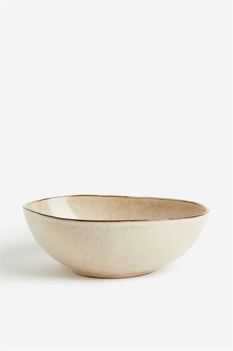 Глубокая сервировочная тарелка из керамики - Фото 12464108