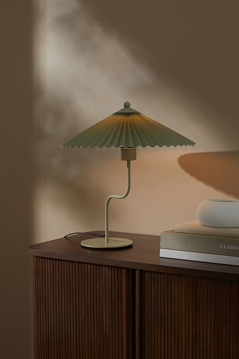 Настольная лампа с плиссированным абажуром - Фото 12466459