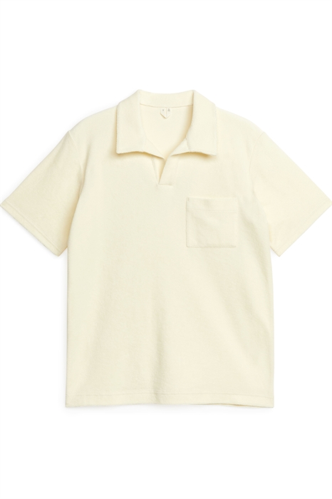 Хлопковая махровая рубашка-поло - Фото 12467401
