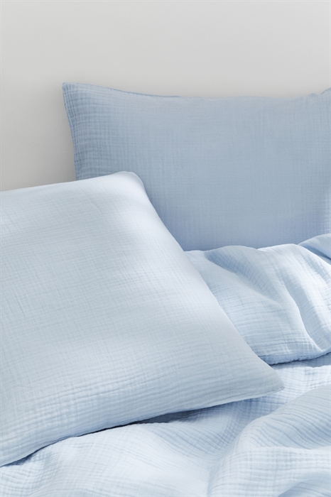 Муслиновое постельное белье для двуспальной кровати - Фото 12469326