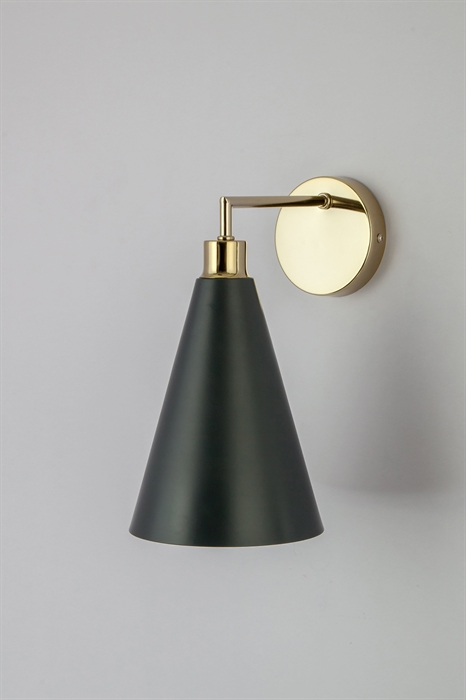 Настенный светильник с конусообразным абажуром - Фото 12471708