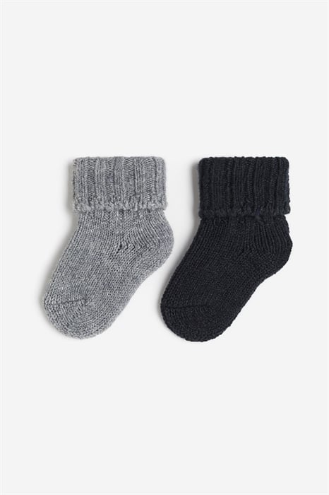 2 упаковки толстых носков из шерстяного микса - Фото 12471766