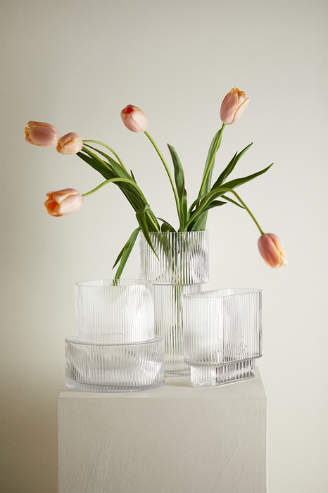 Большая стеклянная ваза - Фото 12477119