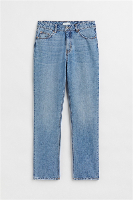 Зауженные высокие джинсы - Фото 12478204