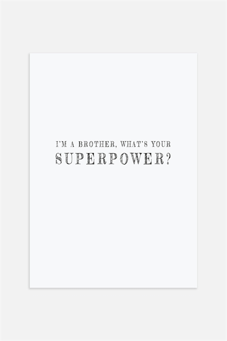 Плакат Суперсила брата - Фото 12483796
