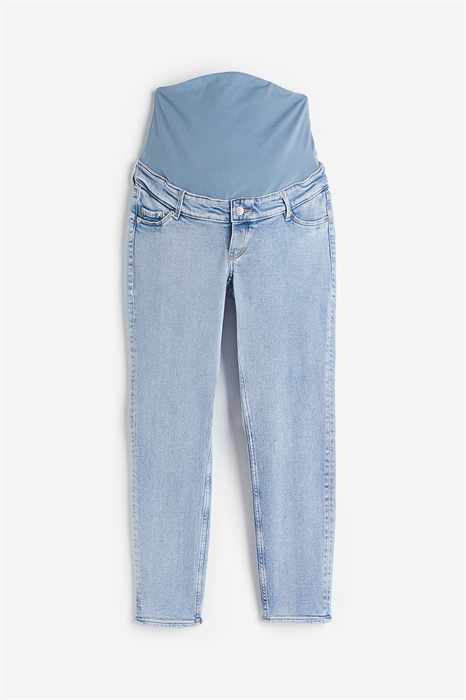 Зауженные джинсы по щиколотку MAMA - Фото 12490662