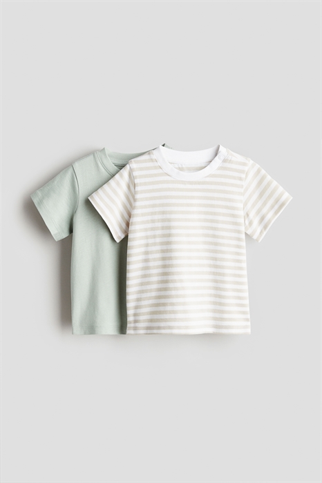 Хлопковые футболки, в наборе 2 шт - Фото 12491583