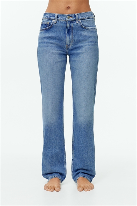 Прямые джинсы-стрейч DAHLIA - Фото 12493572
