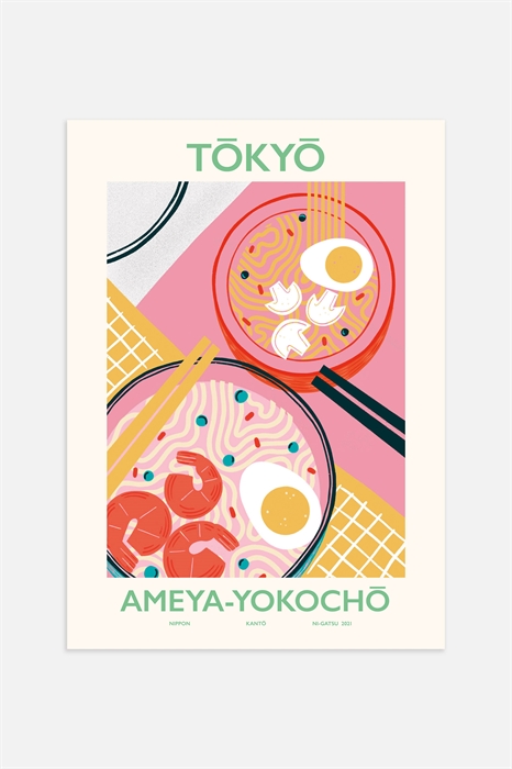 Токийский плакат - Фото 12496908