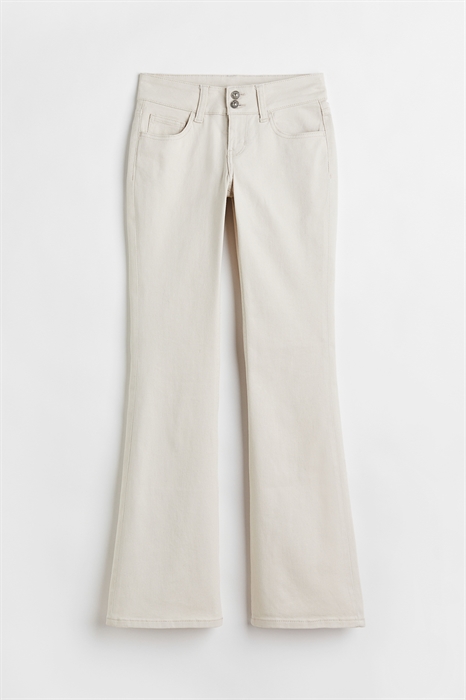 Расклешенные брюки из саржи - Фото 12497744