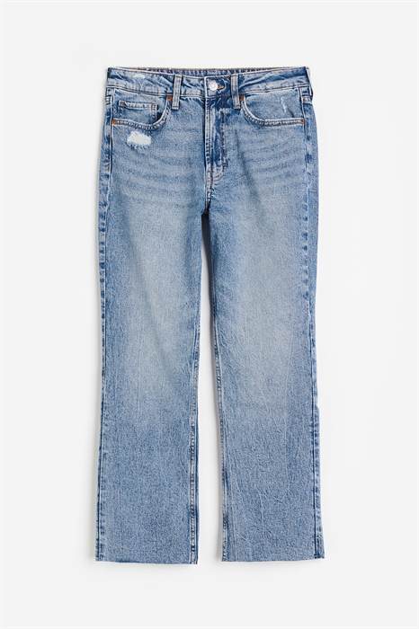 Расклешенные джинсы с высокой посадкой - Фото 12498193