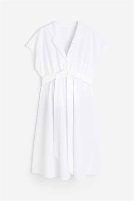 Платье-блузка MAMA с завязывающимся поясом - Фото 12499288