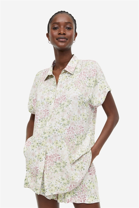 Блузка MAMA с завязывающейся лентой - Фото 12501914