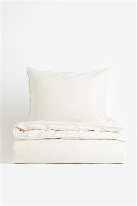 Постельное белье из смеси льна для односпальной кровати - Фото 12505133