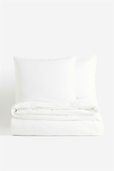 Постельное белье из смеси льна для двуспальной кровати/кровати размера king-size - Фото 12505145