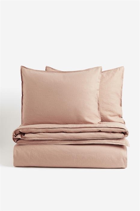 Постельное белье из смеси льна для двуспальной кровати/кровати размера king-size - Фото 12505153
