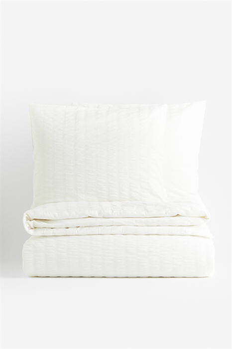 Постельное белье из сирсакера для двуспальной кровати/королевского размера - Фото 12521982