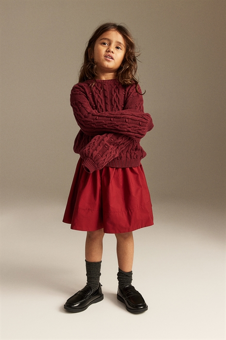 Хлопковая юбка с объемом - Фото 12535009