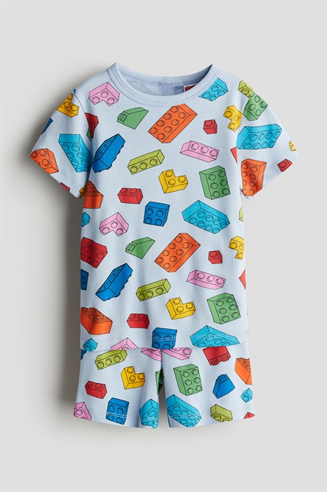 Пижама из хлопка с принтом - Фото 12554381