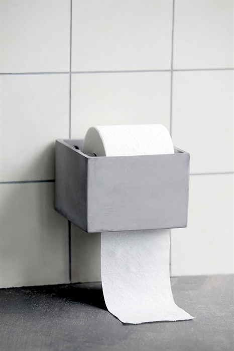 Держатель для туалетного рулона, цемент - Фото 12565113