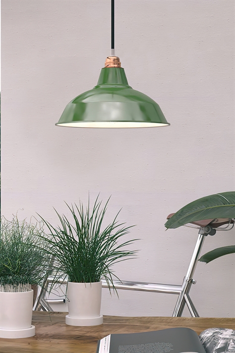 Металлический подвесной светильник Bistrot с лампочкой - Фото 12569447