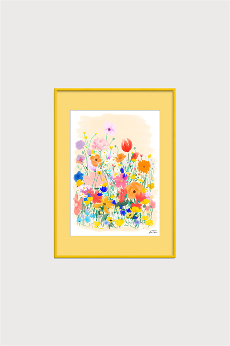 Anna Thomsen - Field Of Flowers No1 (в рамке) - Фото 12570156