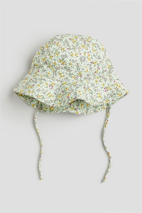 Солнечная шляпа с цветочным принтом - Фото 12607129