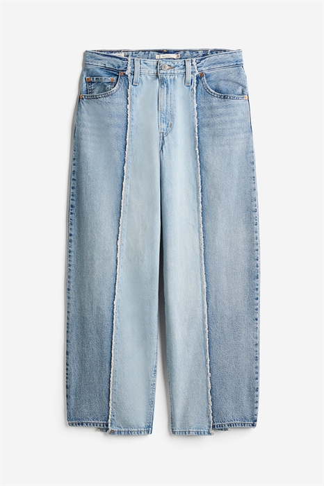 Мешковатые джинсы, переделанные под отца - Фото 12614587
