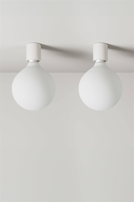 Комплект из 2 влагозащищенных настенных светильников с лампочками - Фото 12621575