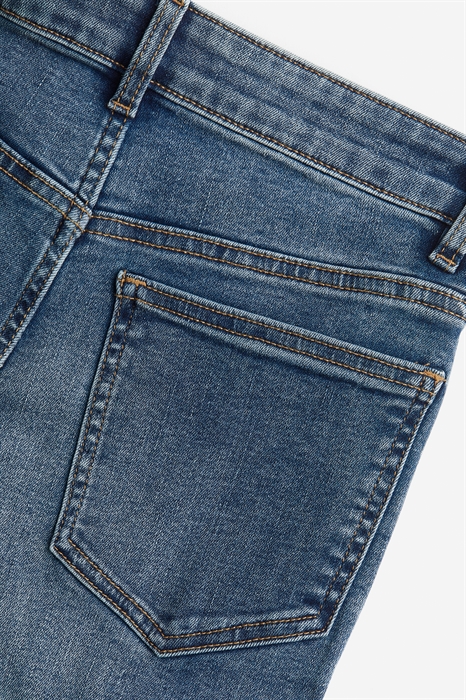 Расклешенные высокие джинсы - Фото 12629030