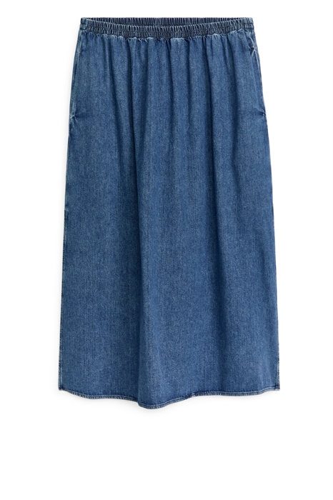 Джинсовая юбка макси - Фото 12630260