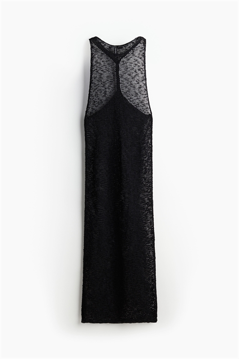 Платье из вязаного трикотажа с закрученными деталями - Фото 12636752