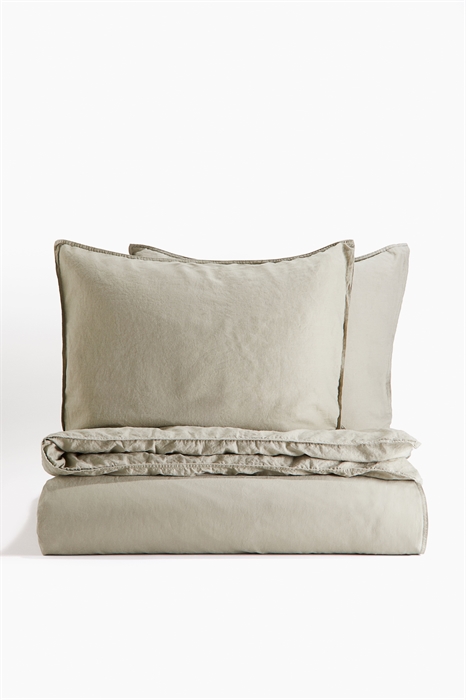 Постельное белье из смеси льна для двуспальной кровати/кровати размера king-size - Фото 12752410