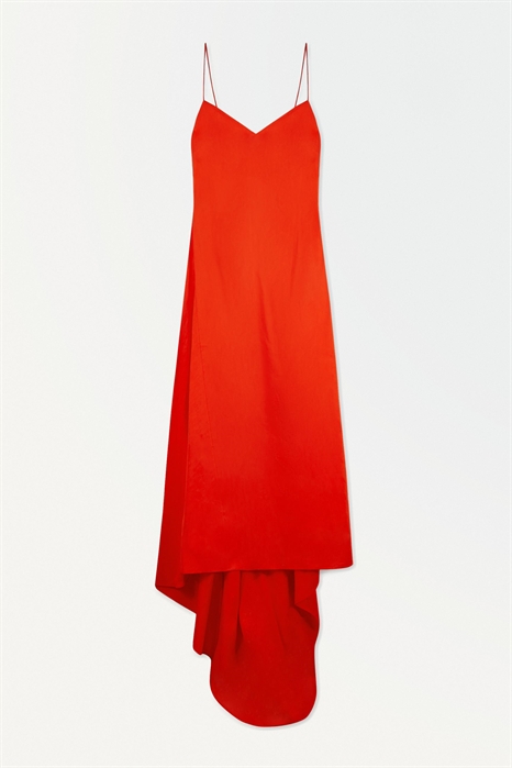 Льняное платье-макси с V-образным вырезом - Фото 12833802