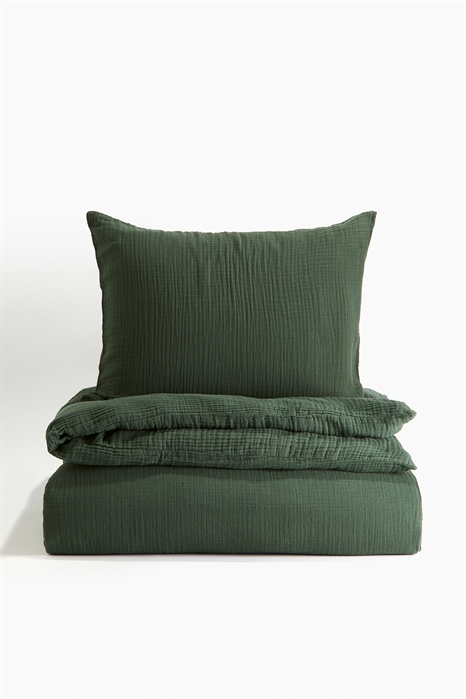 Муслиновое постельное белье для односпальной кровати - Фото 12851965