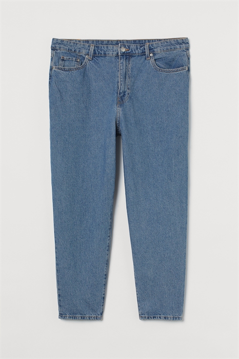H&M+ Mom Свободно облегающие ультравысокие джинсы - Фото 12852788
