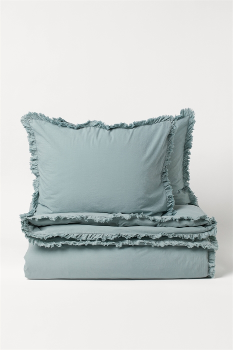 Постельное белье с оборками для двуспальной кровати - Фото 12858716