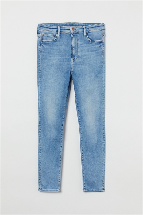 Высокие джинсы скинни H&M+ True To You - Фото 12860067