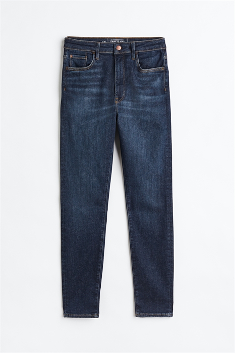 Высокие джинсы скинни H&M+ True To You - Фото 12860071