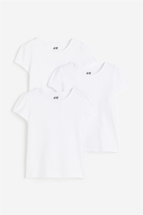 Комплект из 3 рубашек с пышными рукавами - Фото 12861933