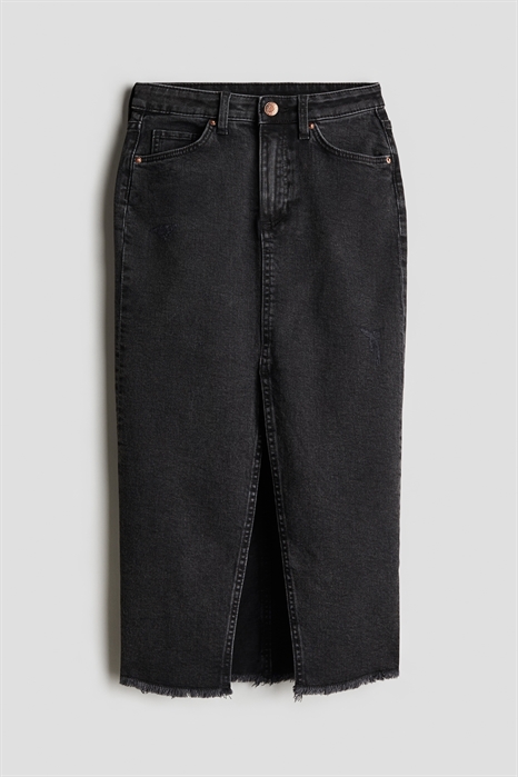 Джинсовая юбка макси - Фото 12870165