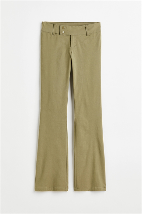 Расклешенные брюки с низким поясом - Фото 12871561