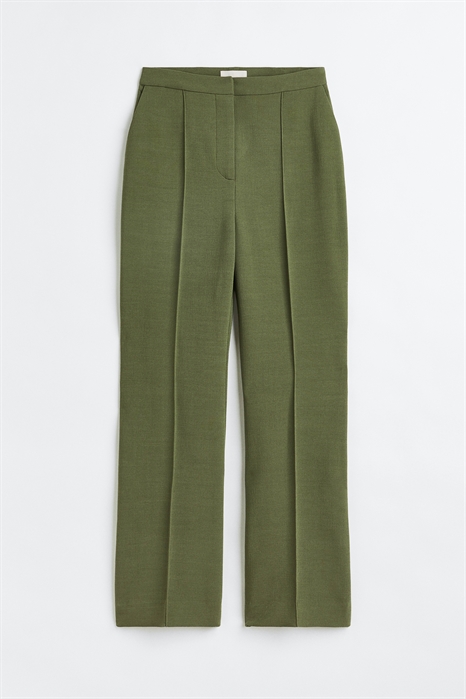 Костюмные брюки из шерстяного микса - Фото 12875227