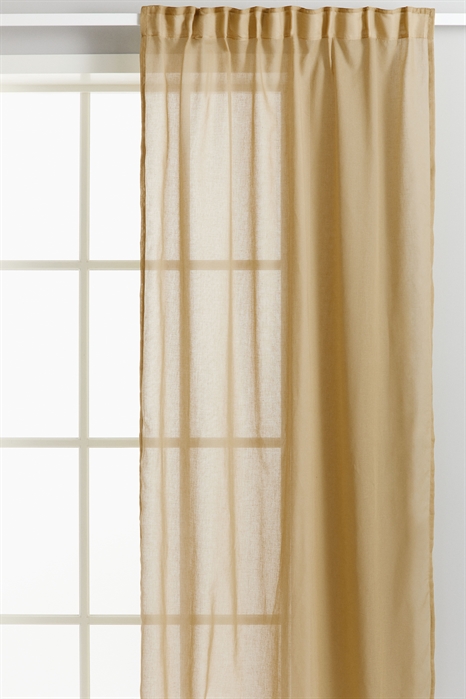 Тонкие шторы на ленте, комплект из 2 шт - Фото 12887878
