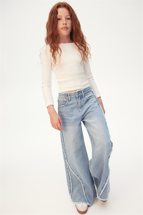 Супер широкие джинсы - Фото 12956421
