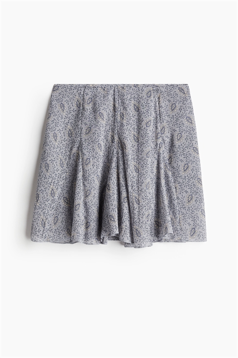 Расклешенная юбка мини - Фото 12957593