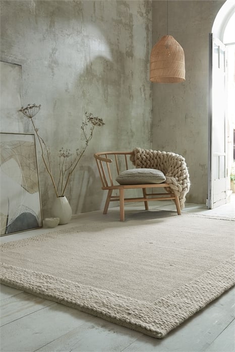 Ковер Rue Plait Neutral Wool Blend Rug 1180348001 - Фото 13255561