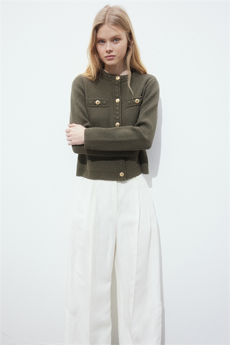 Кардиган из фактурной вязки 1194323004 - Фото 13265125