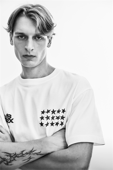 Футболка свободного кроя с принтом 1227157028 - Фото 13277523