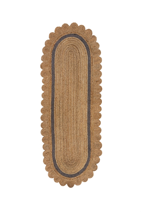 Коврик Grace Jute Scalloped Runner 1180353001 - Фото 13300732